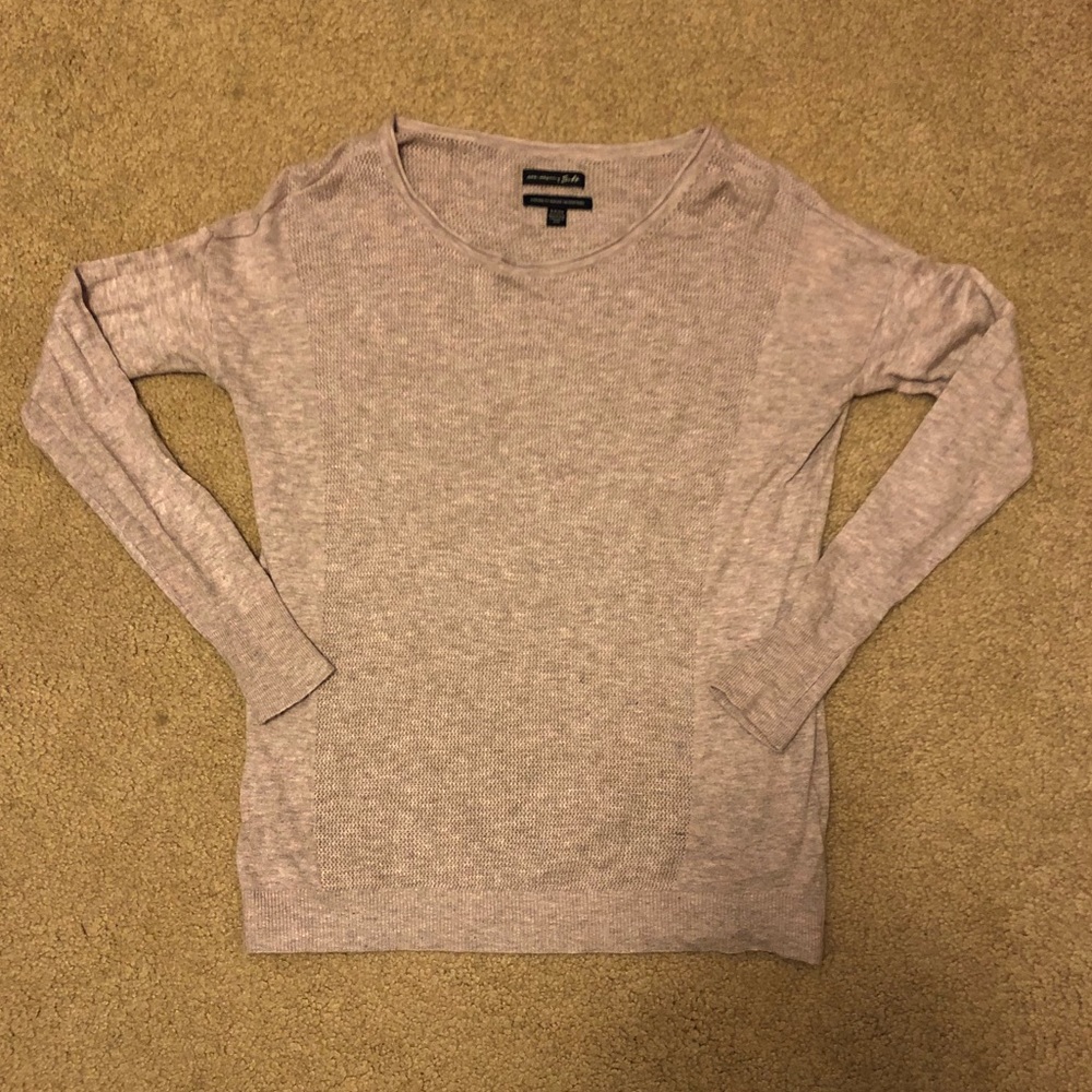 Duel texture, lightweight AE sweater